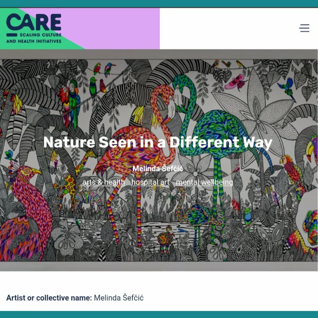 Rad Melinde Šefčić uvršten u europski umjetnički katalog „CARE – Culture for Mental Health”